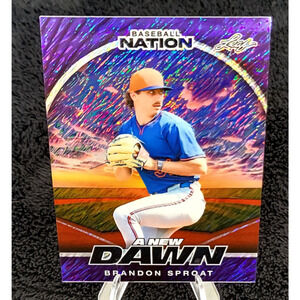 2025 Brandon Sproat 5/8 A New Dawn New York Mets Top Prospect